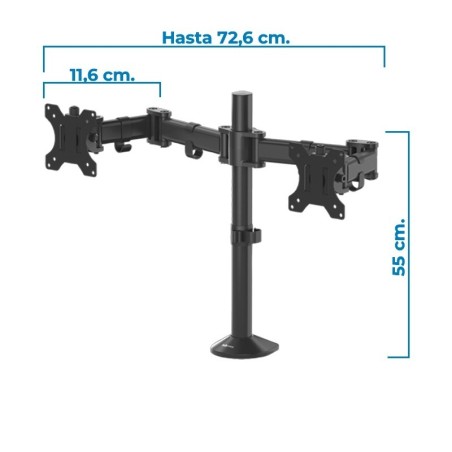 Soporte Monitor de Escritorio Doble Reflex Fellowes