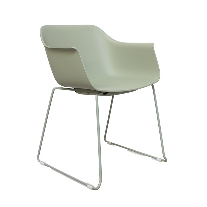 Silla Confidente Recepción Verde MM1315 - Montiel