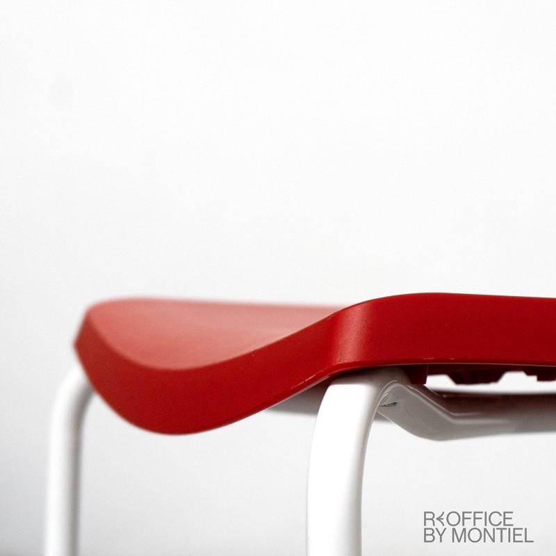 Silla Sala de Espera Roja Atenea de DileOffice - Montiel