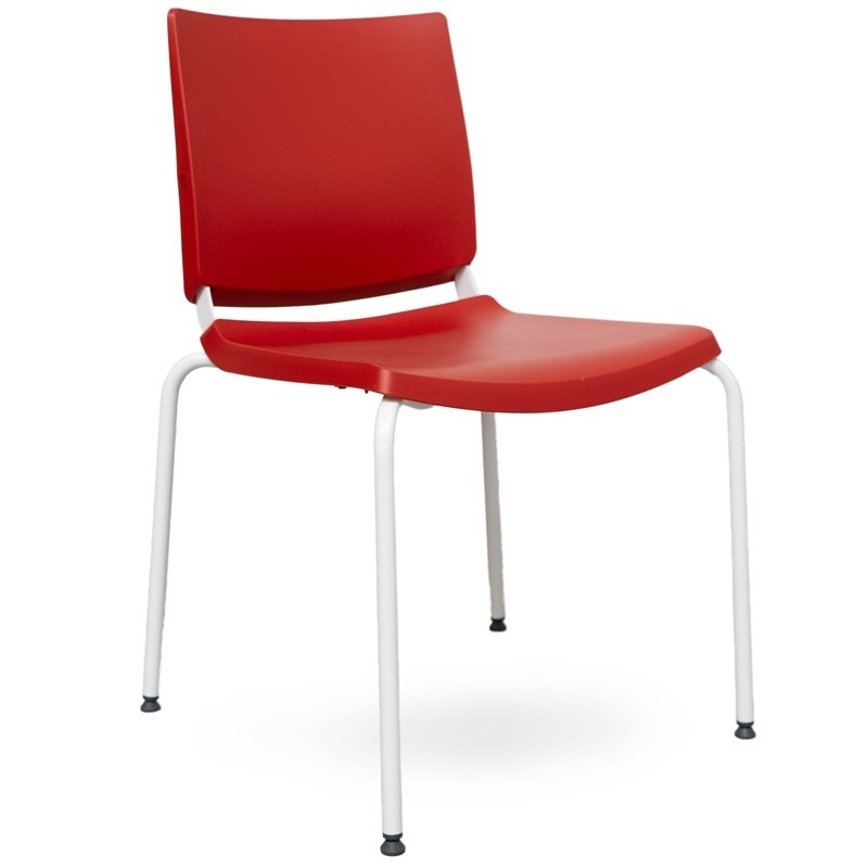 Silla Sala de Espera Roja Atenea de DileOffice - Montiel