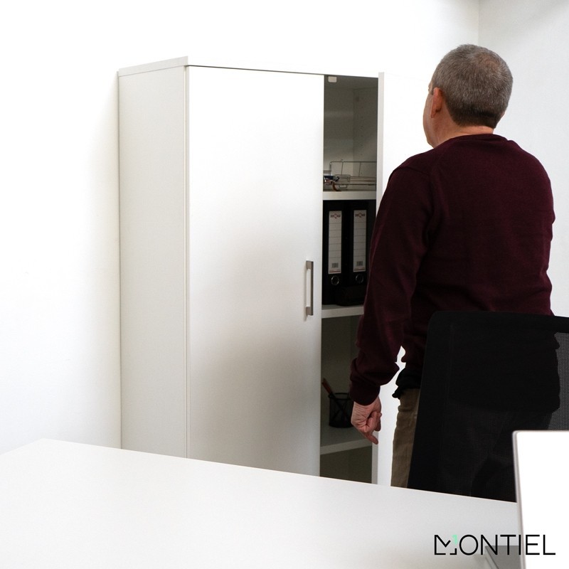 ▷ Armario de Oficina de Madera con Llave de Herpesa |  Montiel