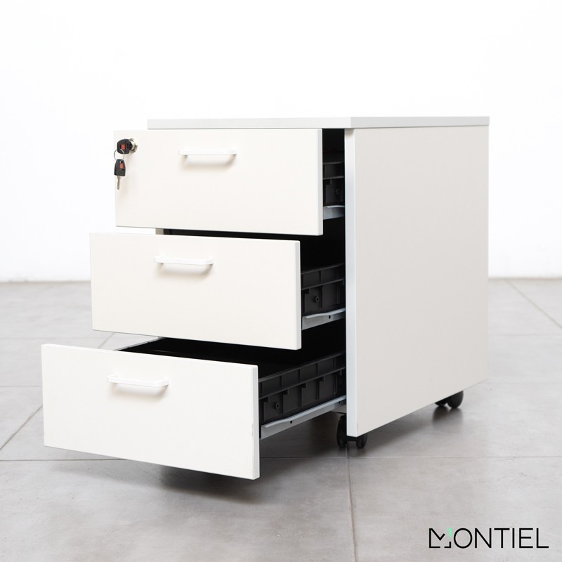 Cajonera con Ruedas y Llave 3 cajones Actiu - Montiel