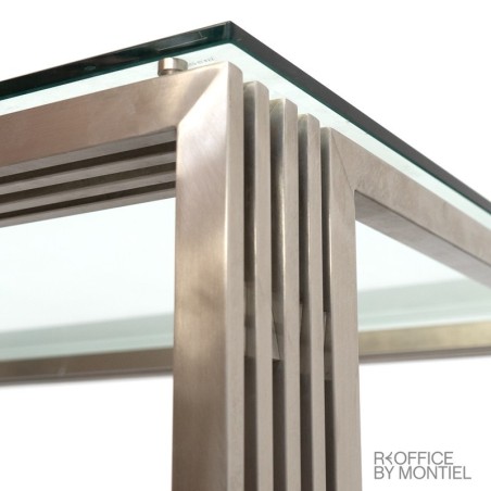 Escritorio cristal transparente para Oficina - Montiel