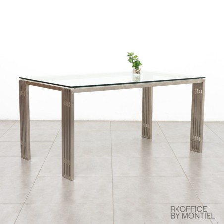 escritorio cristal