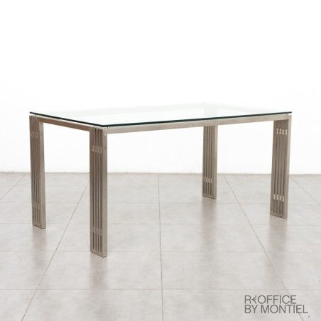 Escritorio cristal transparente para Oficina - Montiel