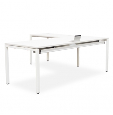 Mesa escritorio cristal 150x87 cm T-302 de Montiel