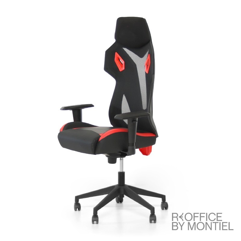 Silla Gaming Roja VULCAN de BATTLESEAT - Oficinas Montiel
