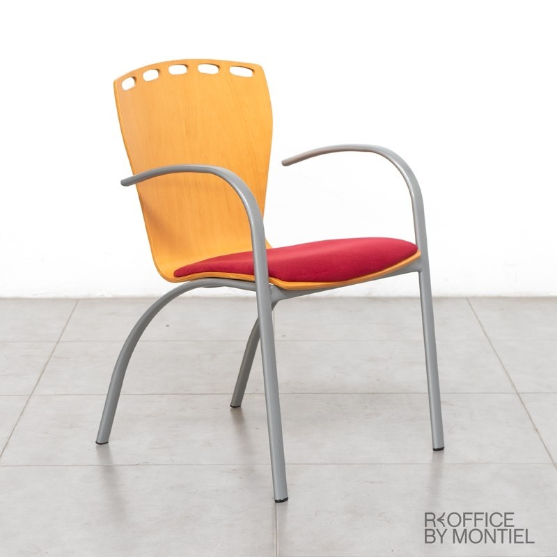 Sillas Confidente Madera y Tela MM1387 - Montiel