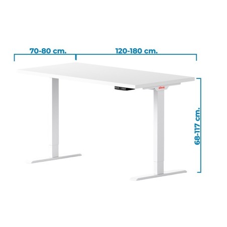 Mesa Escritorio Elevable Madera Eleva Go - Montiel