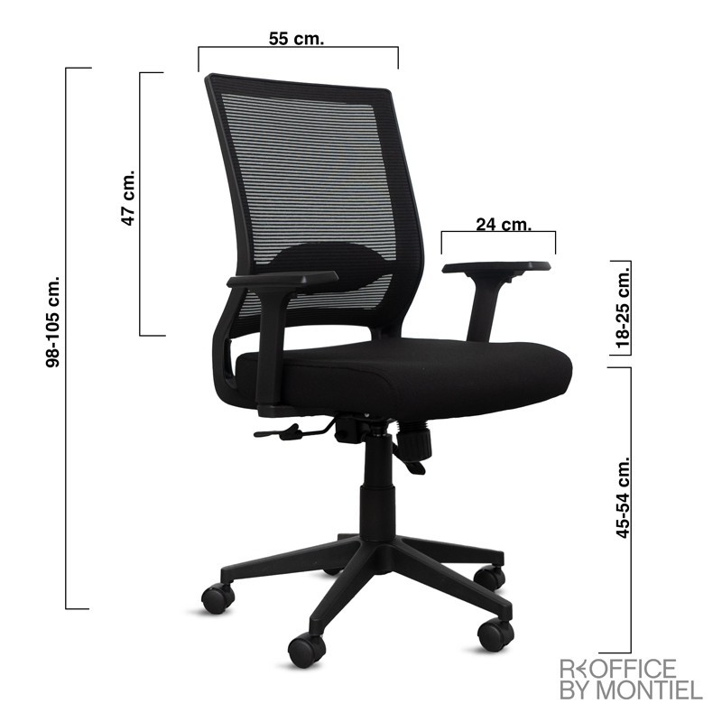 ▷ Silla Ergonómica Sidney de Euromof - Oficinas Montiel