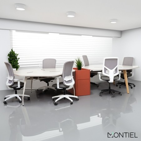 Multipuesto Oficina Patas Madera Vira de Dynamobel