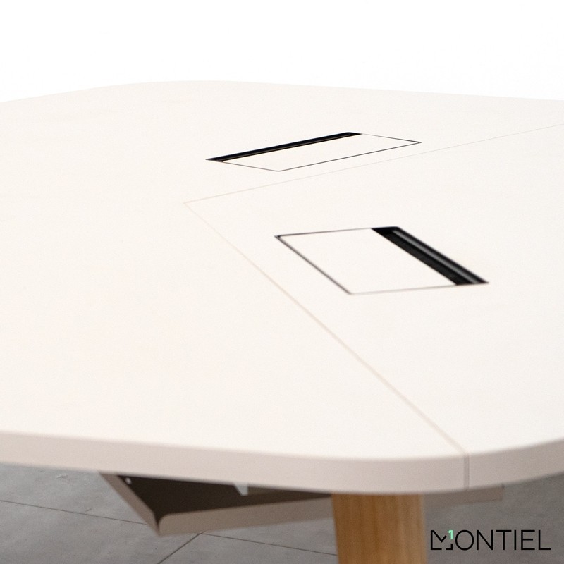 Multipuesto Oficina Patas Madera Vira de Dynamobel