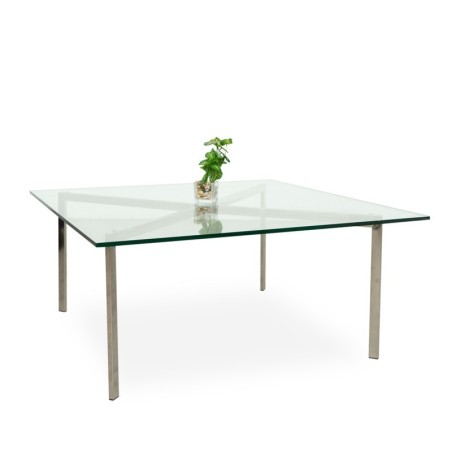 Mesa de Cristal Auxiliar para Salas de Espera - Montiel