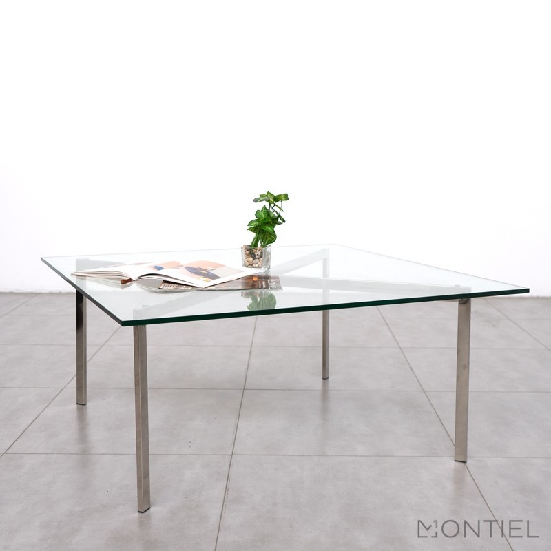 Mesa de Cristal Auxiliar para Salas de Espera - Montiel