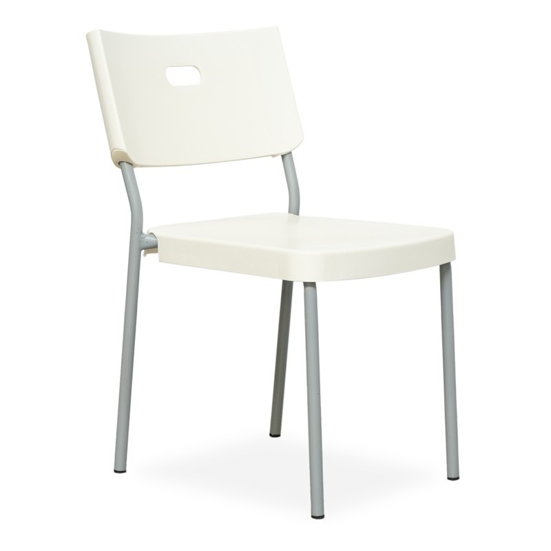 Silla Sin Brazos Blanca MM1416 de Montiel