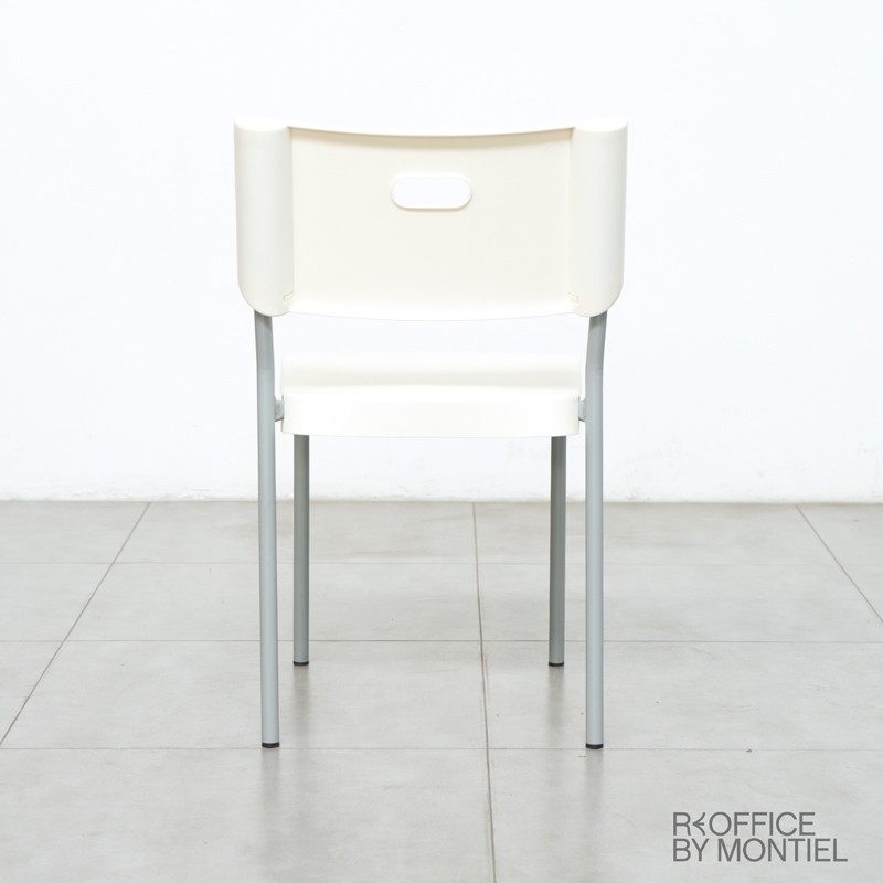 Silla Sin Brazos Blanca MM1416 de Montiel