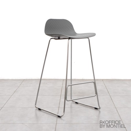 Taburete Nut Gris para Mesas Altas de Mobel Línea - Montiel