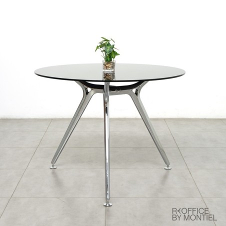 Mesa Redonda Reuniones Cristal Arkitek de Actiu - Montiel