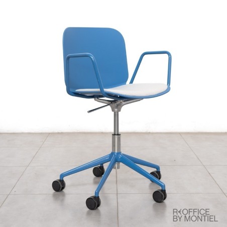 Silla Confidente Giratoria Azul Vent de Ofita - Reoffice