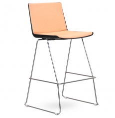 Taburete Alto con Respaldo alto tapizado de Ofita - EXPRESS