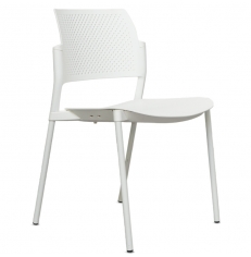 Silla Confidente Oficina Blanca Sin brazos Ofita - EXPRESS
