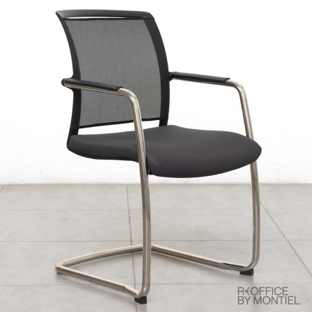 Silla confidente malla Light Lux de Delaoliva  - Reoffice