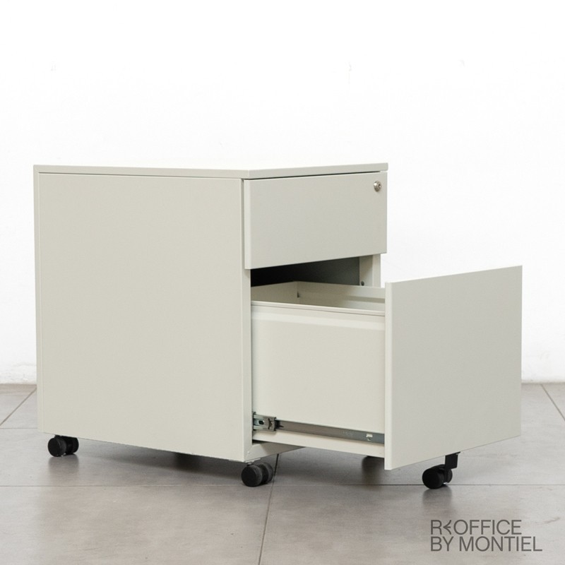 Cajonera Metálica Blanca para oficina - Montiel