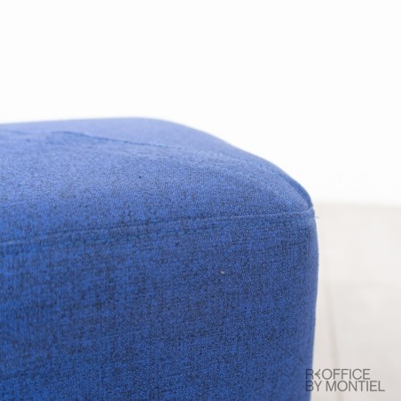 Puf Tapizado Tela Azul Forthink de Ofita - Montiel