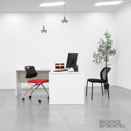 Silla Confidente con ruedas para Escritorio MM1553 de Montiel