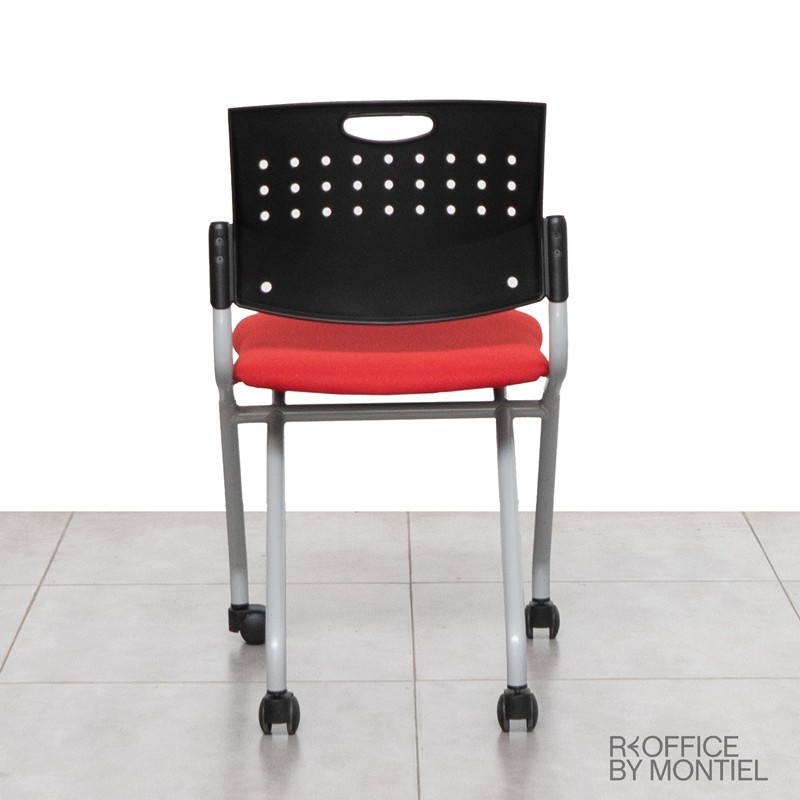 Silla Confidente con ruedas para Escritorio MM1553 de Montiel