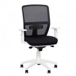 Silla Ergonómica Oficina Alice Black con Cabezal de Kunna