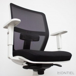 Silla Ergonómica Oficina Alice Black con Cabezal de Kunna