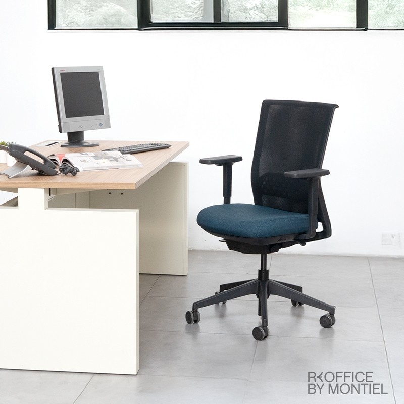 ▷ Silla Ergonómica Malla Negra Stay de Actiu - Montiel