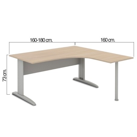 Escritorio esquinero Tono T2 de Mobel Línea - Montiel