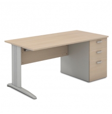 Mesa Escritorio con Cajones Sigma de Mobel Línea