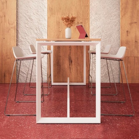 Mesa Alta Madera Oficina Star de Mobel Línea - Montiel