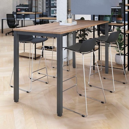 Mesa Alta Madera Oficina Tempo de Mobel Línea - Montiel