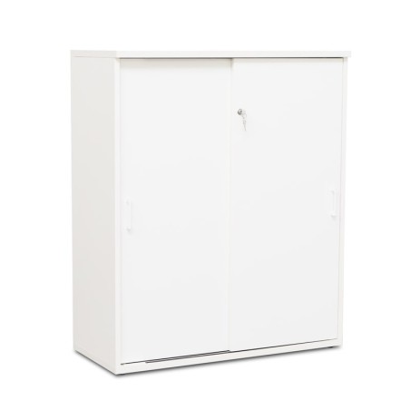armario madera blanco para oficina