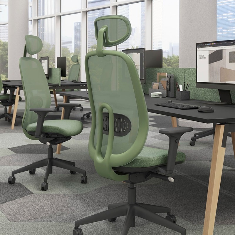 Silla Escritorio Giratoria Olive de Mobel Línea - Montiel