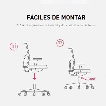 ▷ Silla Ergonómica Flexa de DileOffice Express - Montiel