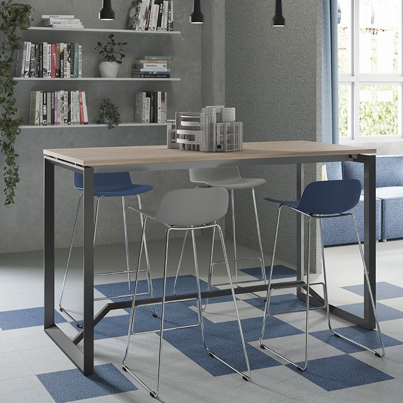 Mesa Alta Madera Oficina Star de Mobel Línea - Montiel