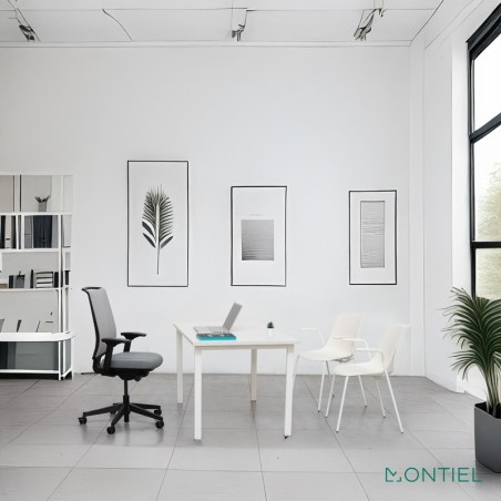 Silla  Blanca para Recepciones MM1632 - Montiel