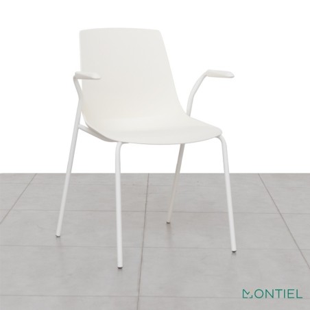 Silla  Blanca para Recepciones MM1632 - Montiel