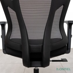 Silla Ergonómica Oficina con Cabezal Malla Cali de Euromof Silla Ergonómica Oficina con Cabezal Malla Cali de Euromof