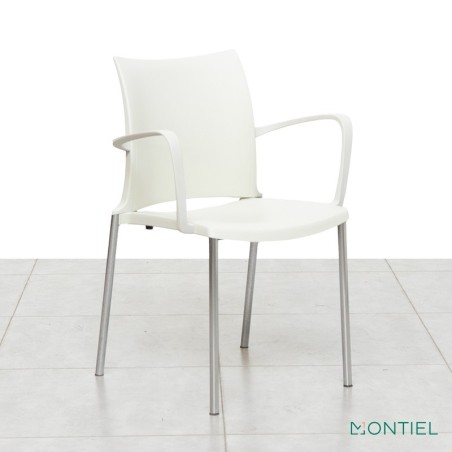 Silla Blanca 4 patas para Recepción de Akaba - Montiel