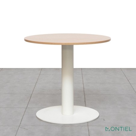 Mesa Reuniones Redonda Estilo Nórdico ø80 cm - Montiel