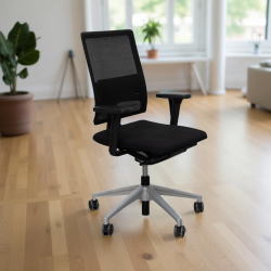 Silla Ergonómica Negra Brazos 3D Estrechos Open Mind de Sedus Silla Ergonómica Negra Brazos 3D Estrechos Open Mind de Sedus