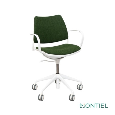 Silla Ergonómica Giratoria Polipropileno Blanco de Stua - Montiel