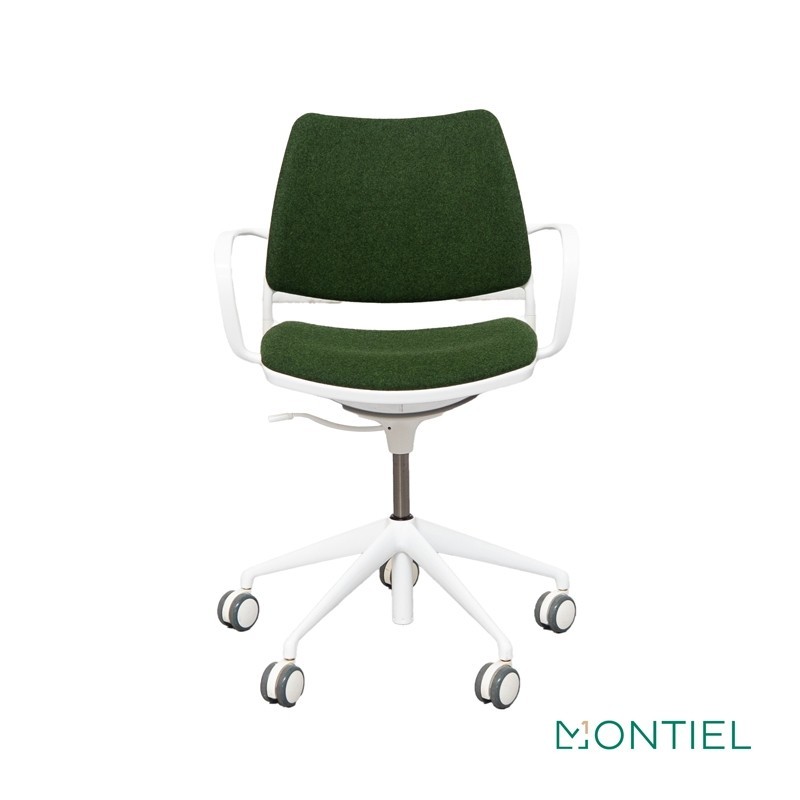 Silla Ergonómica Giratoria Polipropileno Blanco de Stua - Montiel