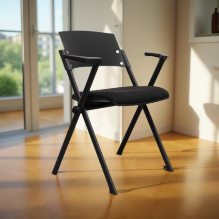 Silla 4 patas asiento plegable XL 45 de Intacor